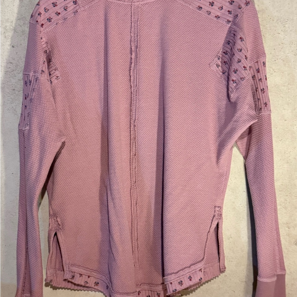 Free People Heart to heart Thermal Henley - Picture 4 of 7